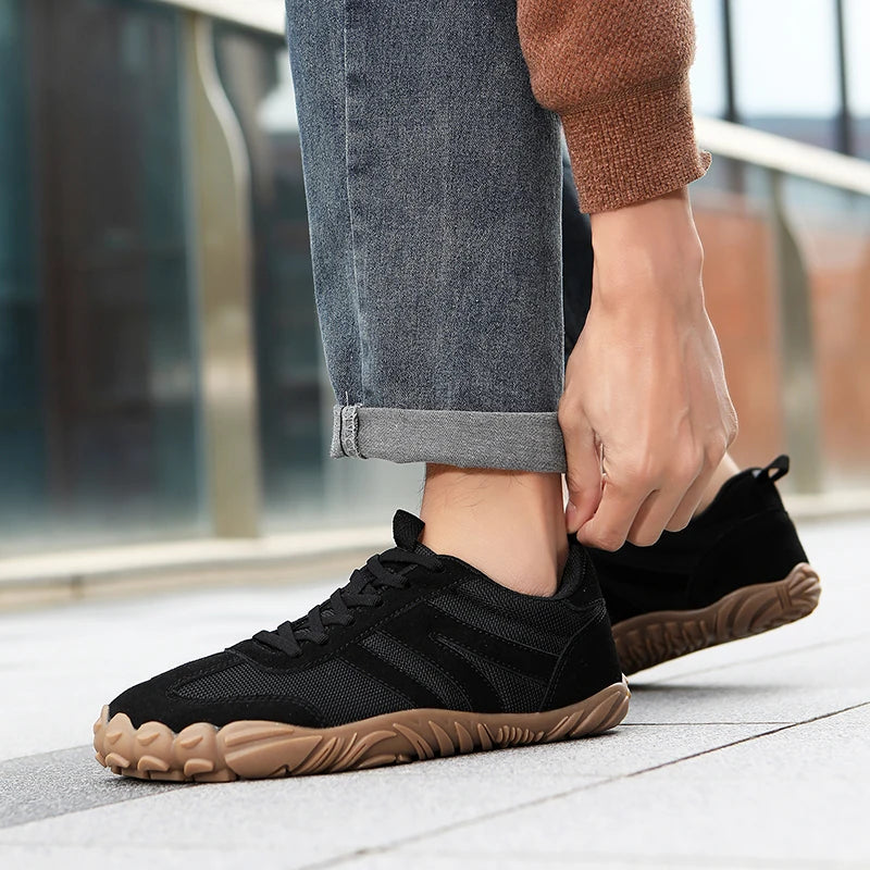 RetroStride – Sapatos Barefoot Unissexo de Biqueira Larga e Sola Zero Drop