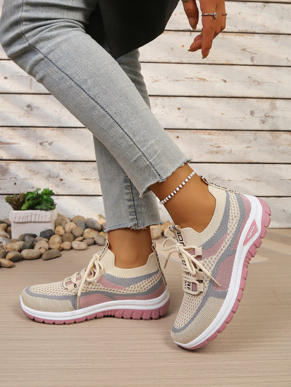 AeroLuna Knit – Sapatos Barefoot Femininos em Malha Respirável