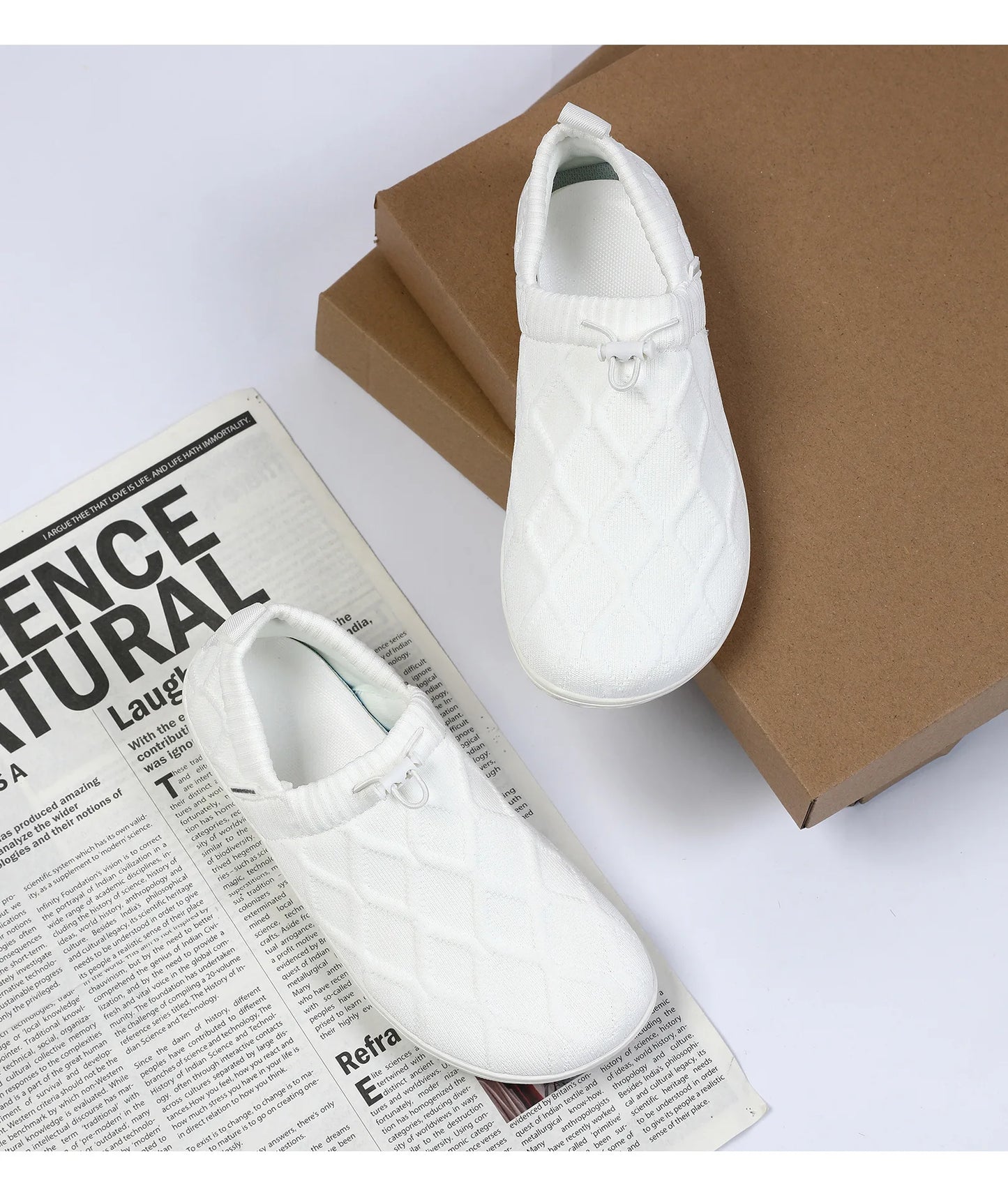 FlexBare Comfort - Ténis Barefoot Senhora Pé Largo Slip-On Respiráveis