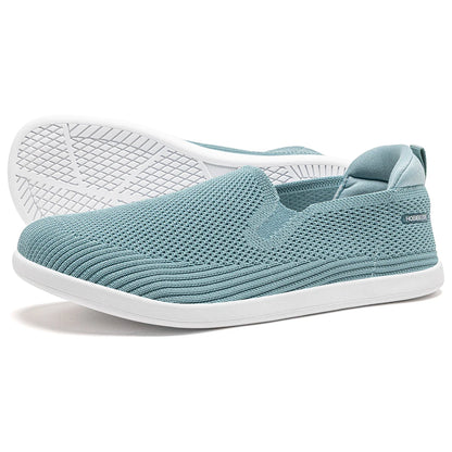 CloudStep Flow – Sapatos barefoot slip-on respiráveis unissexo