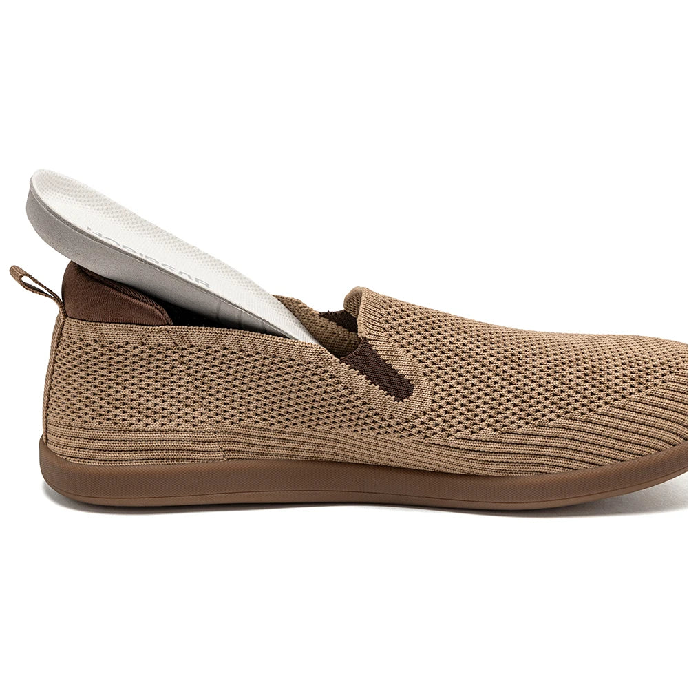 CloudStep Flow – Sapatos barefoot slip-on respiráveis unissexo