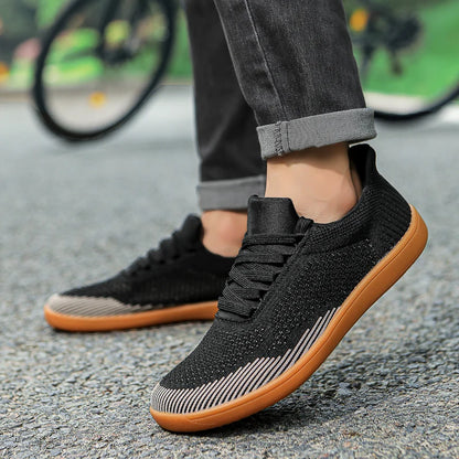 AirKnit Motion – Sapatos Barefoot Respiráveis Com Biqueira Larga Unissexo