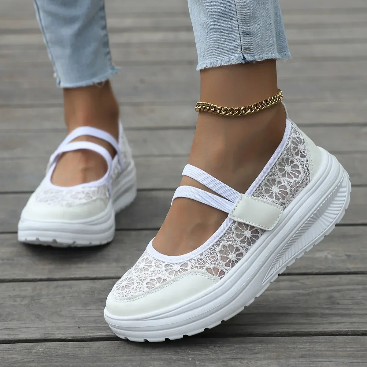 CloudStep Breeze – Sapatos respiráveis e confortáveis para mulher