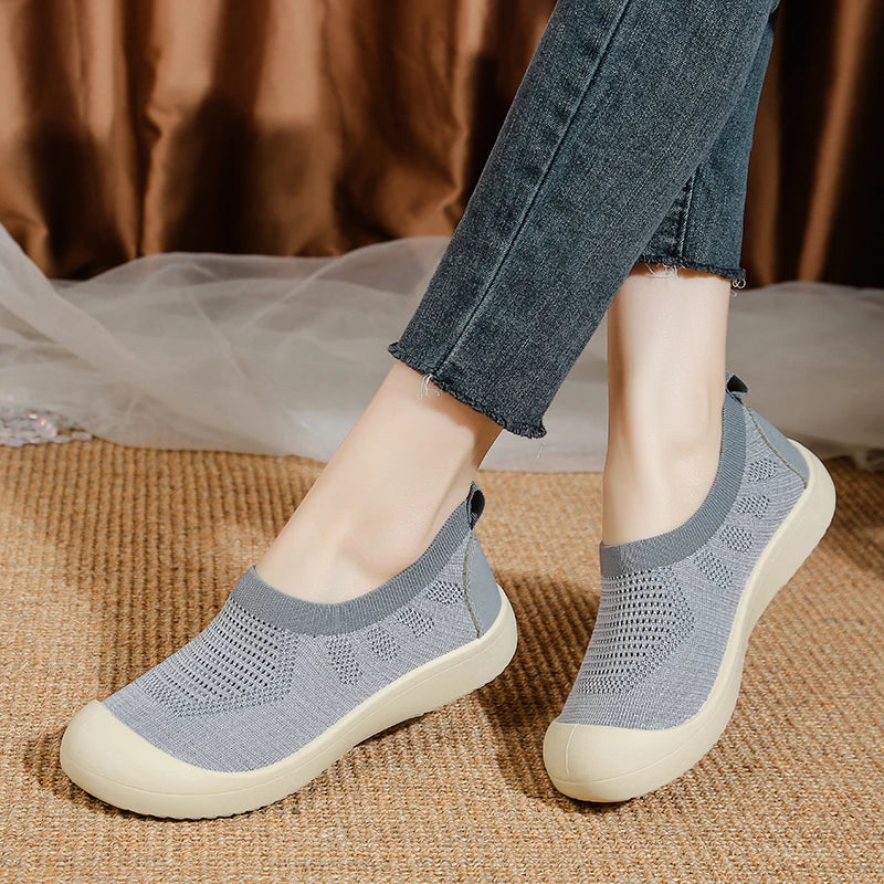 SoftStride Air – Sapatos barefoot respiráveis slip-on unissexo