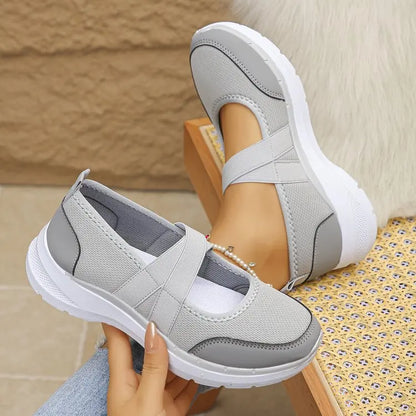 SoftStep Mary Jane Lady - Sapatos Senhora Conforto Antiderrapantes Slip-On com Tira