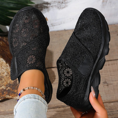 ComfortEase Plus – Sapatos confortáveis de biqueira larga para mulher