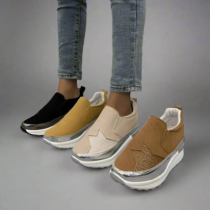 Baskets Anna Fashion Star - Élégantes et confortables