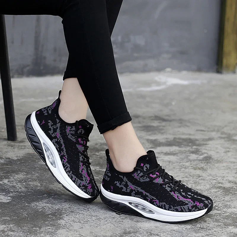 AirMotion Lift – Ténis Plataforma Conforto Femininos