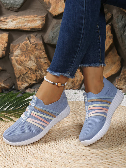 ColorEase Lady - Ténis Senhora Slip-On Leves Respiráveis Verão