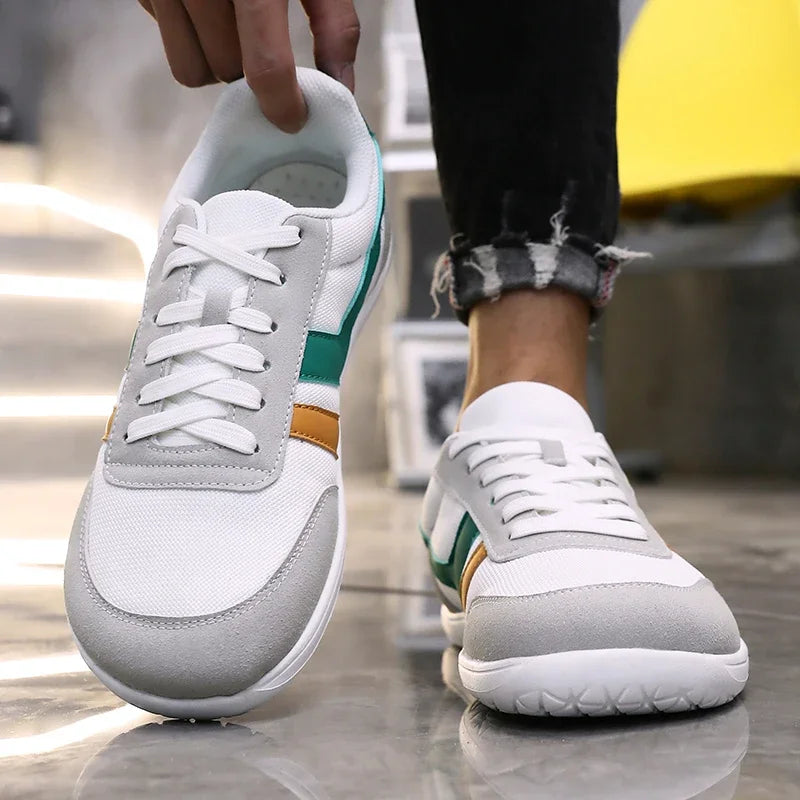 AirRun Flex – Sapatos Barefoot Respiráveis Com Biqueira Larga Para Treino E Caminhada