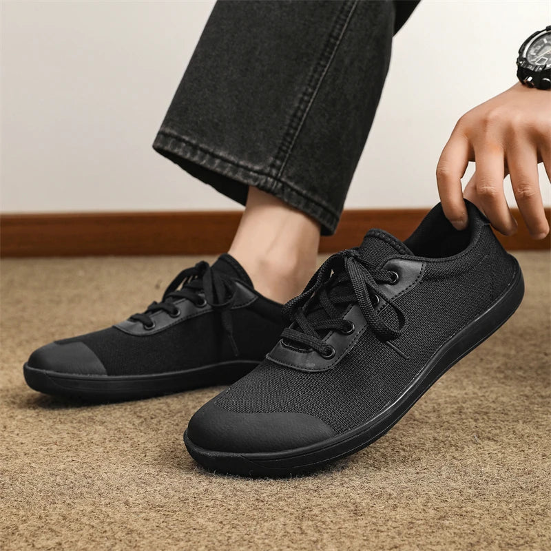 RelaxFlow Air – Sapatos Barefoot Minimalistas Com Biqueira Larga Unissexo