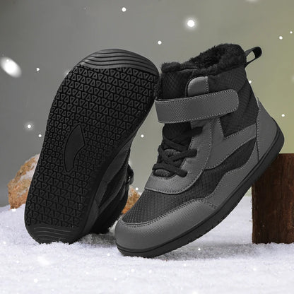 Nivaro Kids - Botas Barefoot Infantis Impermeáveis