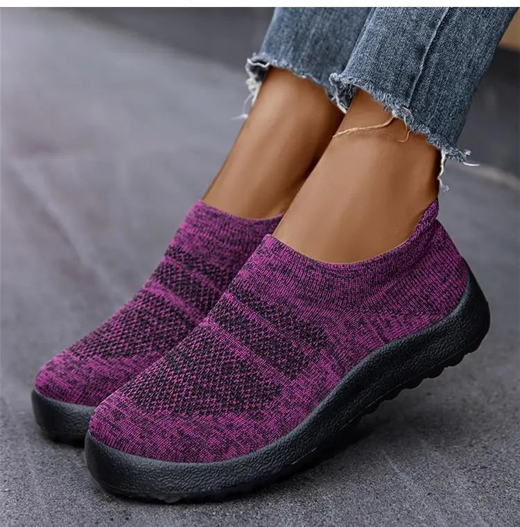 CoreRun Barefoot Lady - Ténis Barefoot Senhora Running Respiráveis Slip-On
