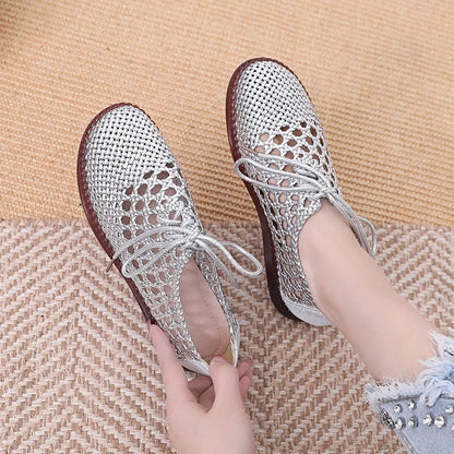 Baskets RAFEZZI Cléopâtre – Confort et Élégance (Cuir Véritable)