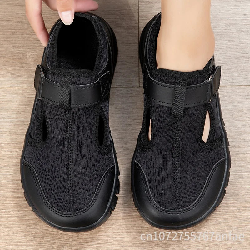 WideFlex Barefoot Lady - Sapatos Barefoot Senhora Biqueira Larga Respiráveis Ajustáveis