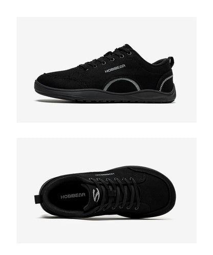 CanvasFlex Core – Sapatos Barefoot Minimalistas Em Canvas Com Biqueira Larga Unissexo