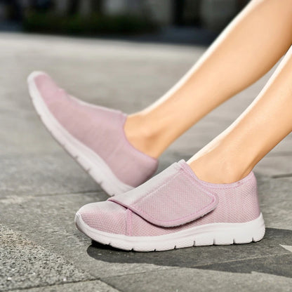 OrthoFlex WideCare - Sapatos Ortopédicos Senhora Pé Largo Ajustáveis com Velcro