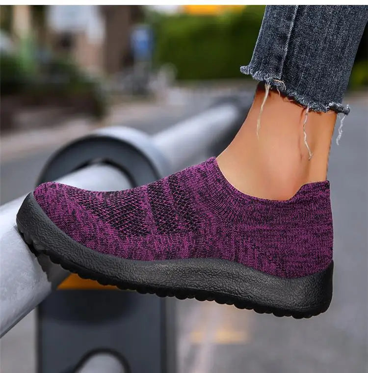 CoreRun Barefoot Lady - Ténis Barefoot Senhora Running Respiráveis Slip-On