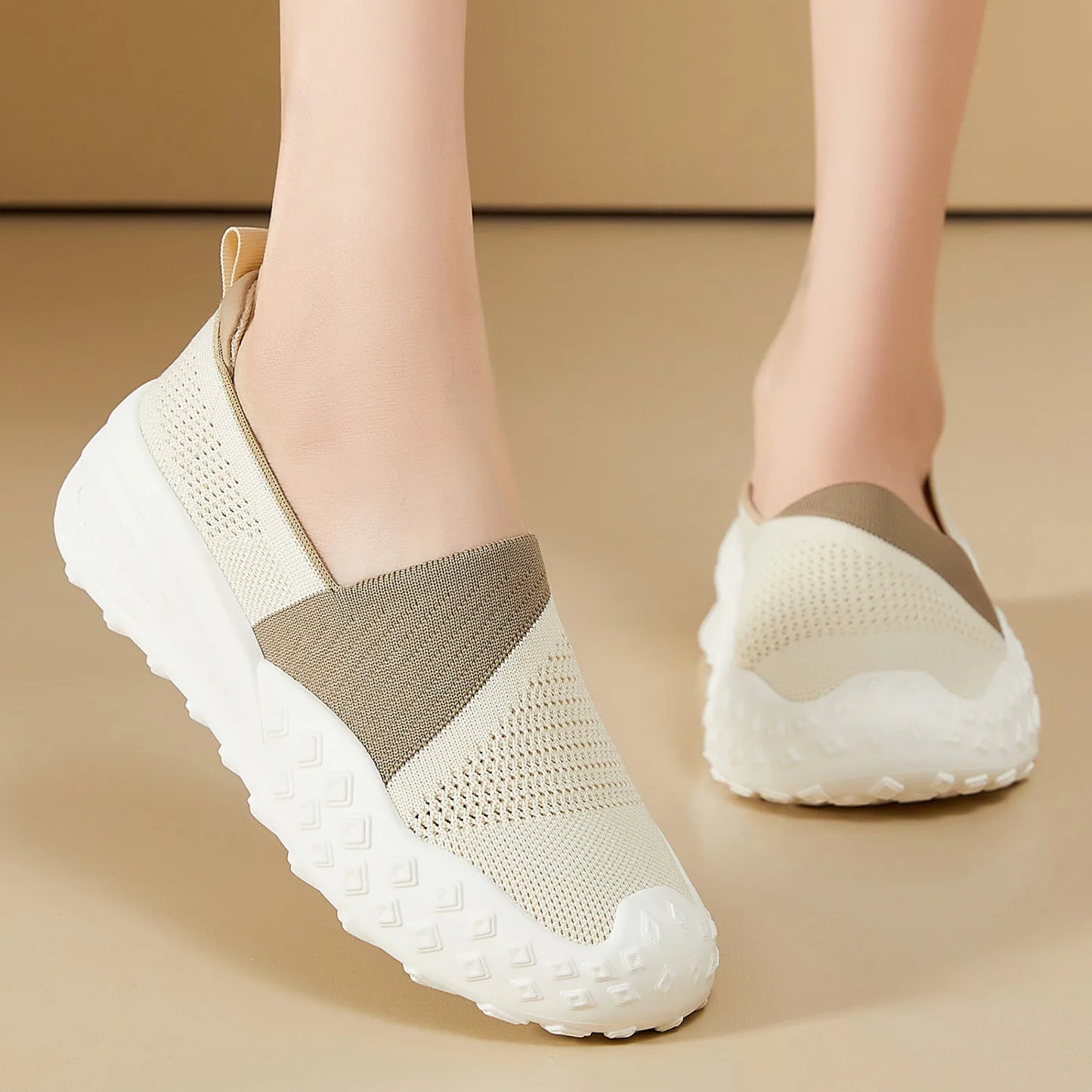 CloudStride Air – Sapatos barefoot respiráveis com sola macia unissexo