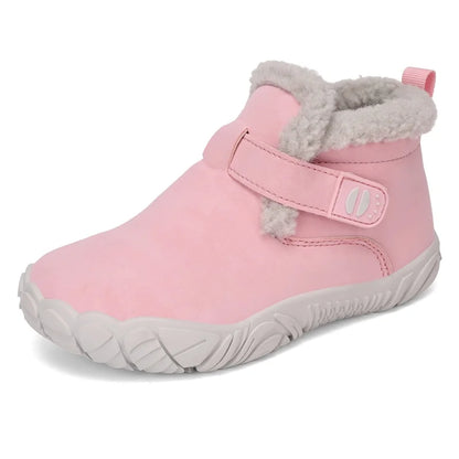 Kaldin Kids - Botas Barefoot Infantis de Inverno Forradas