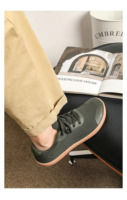 RelaxFlow Air – Sapatos Barefoot Minimalistas Com Biqueira Larga Unissexo