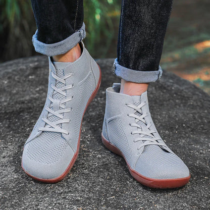 TrailMid Air – Sapatos Barefoot Mid-Top Com Biqueira Larga E Sola Zero Drop Unissexo