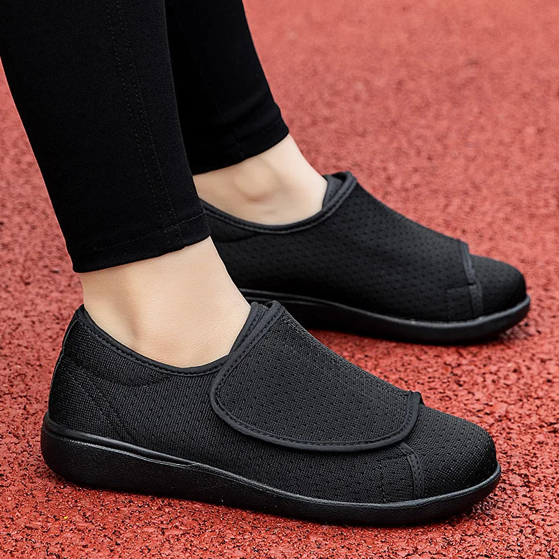 FlexiEase Ortopédico – Sapatos Anatómicos Unissexo com Ajuste em Velcro
