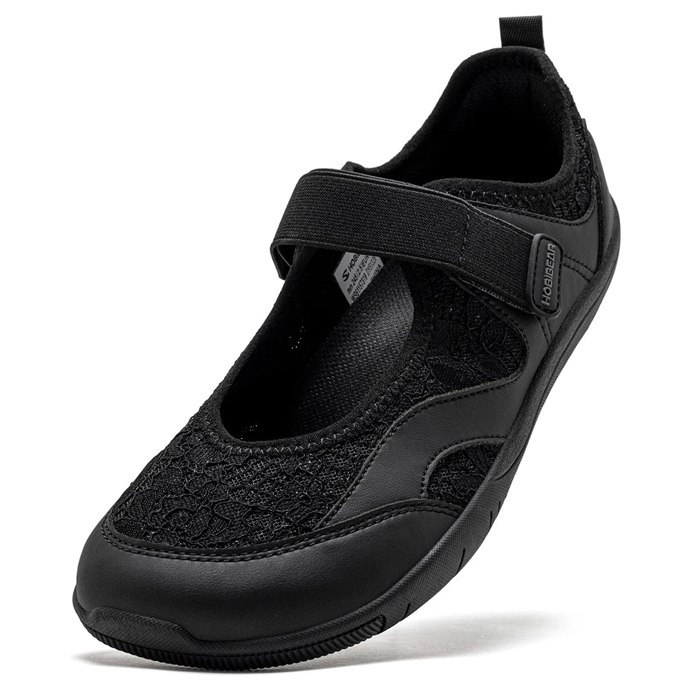 CloudStep Flow – Sapatos barefoot slip-on respiráveis unissexo