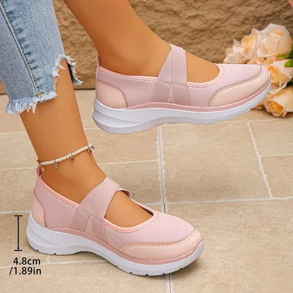 SoftStep Mary Jane Lady - Sapatos Senhora Conforto Antiderrapantes Slip-On com Tira
