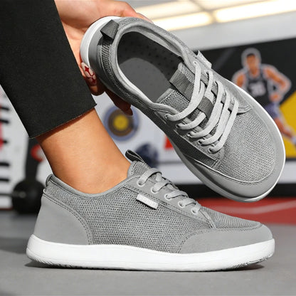 TerraFlex Motion – Sapatos barefoot respiráveis com biqueira larga unissexo