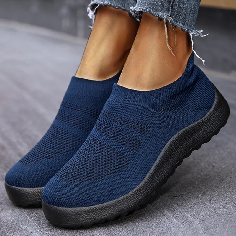 CoreRun Barefoot Lady - Ténis Barefoot Senhora Running Respiráveis Slip-On