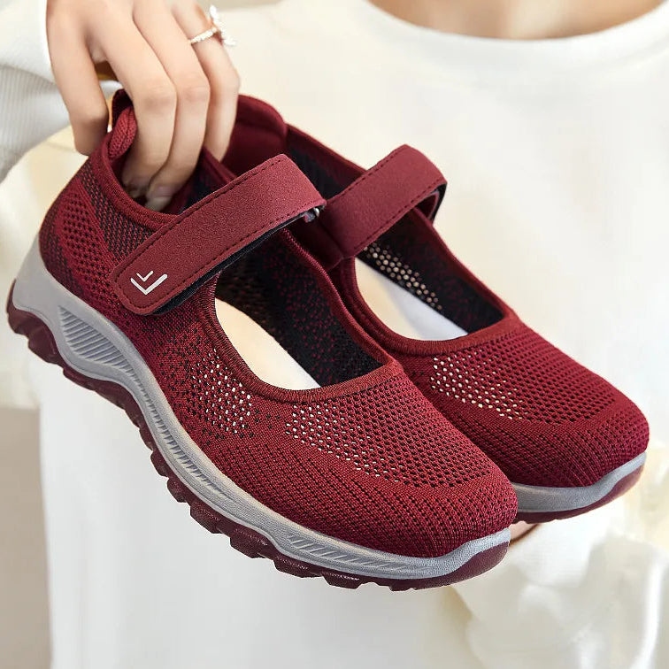 OrthoBare Comfort Lady - Sapatos Barefoot Ortopédicos Senhora Slip-On Respiráveis