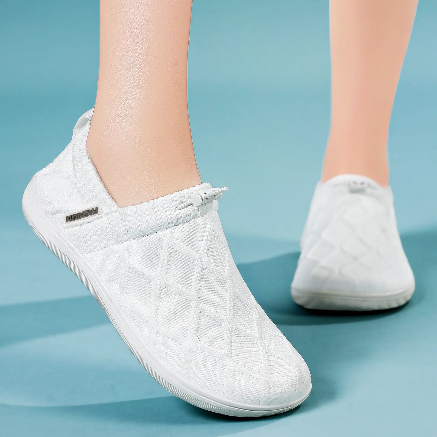 FlexBare Comfort - Ténis Barefoot Senhora Pé Largo Slip-On Respiráveis