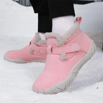 Kaldin Kids - Botas Barefoot Infantis de Inverno Forradas