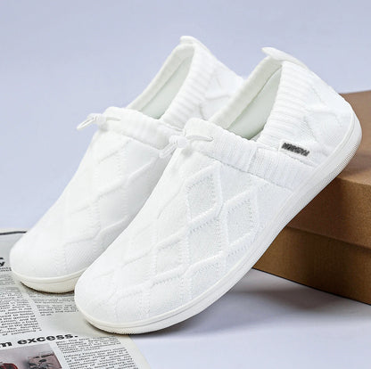 FlexBare Comfort - Ténis Barefoot Senhora Pé Largo Slip-On Respiráveis