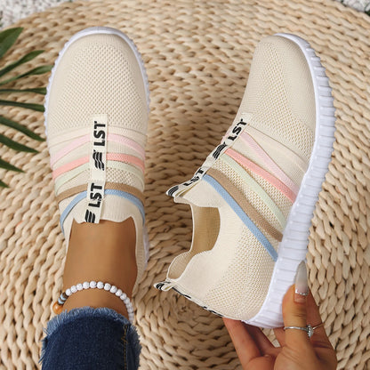 ColorEase Lady - Ténis Senhora Slip-On Leves Respiráveis Verão