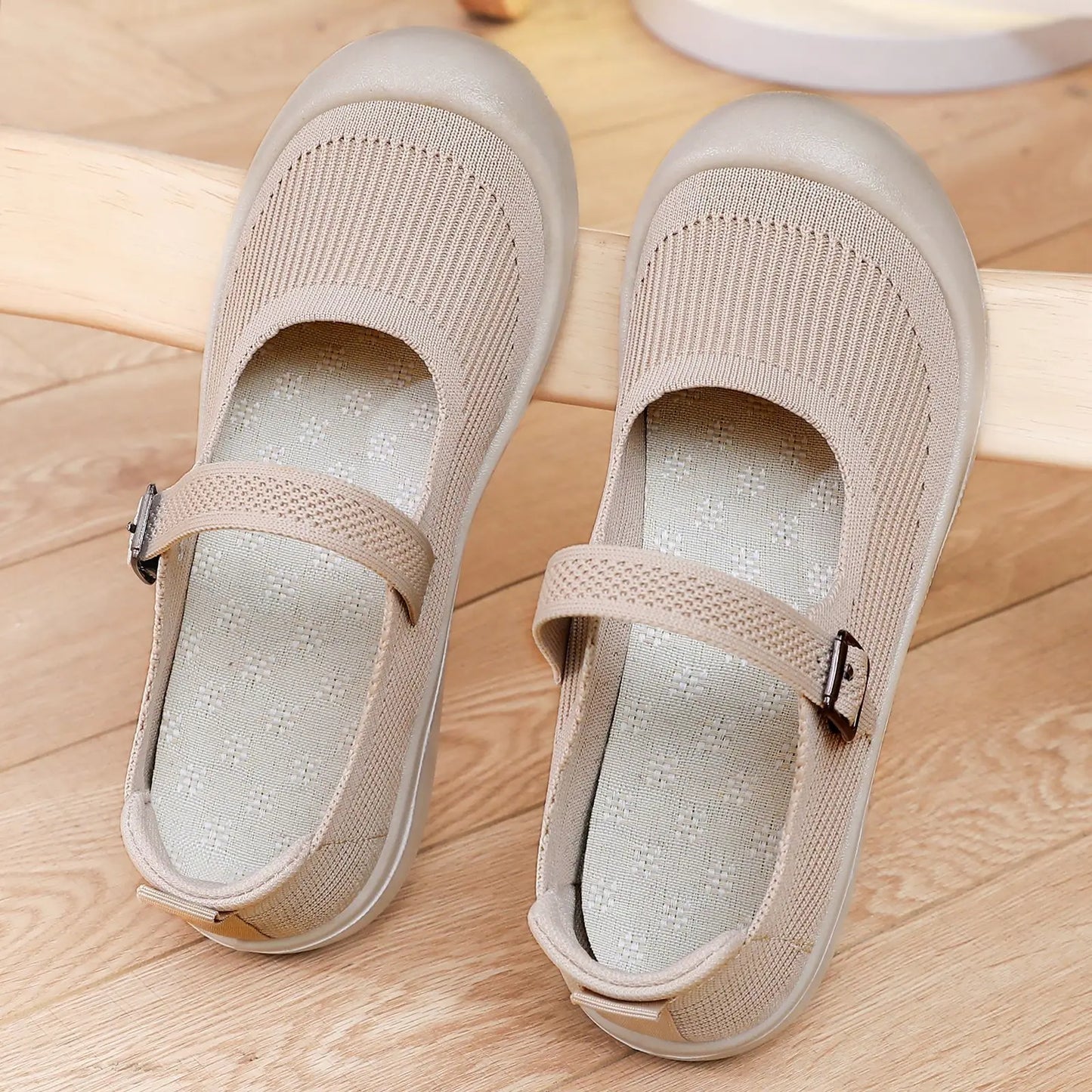 FlexiStep Air – Sapatos Mary Jane Barefoot Senhora Leves e Respiráveis