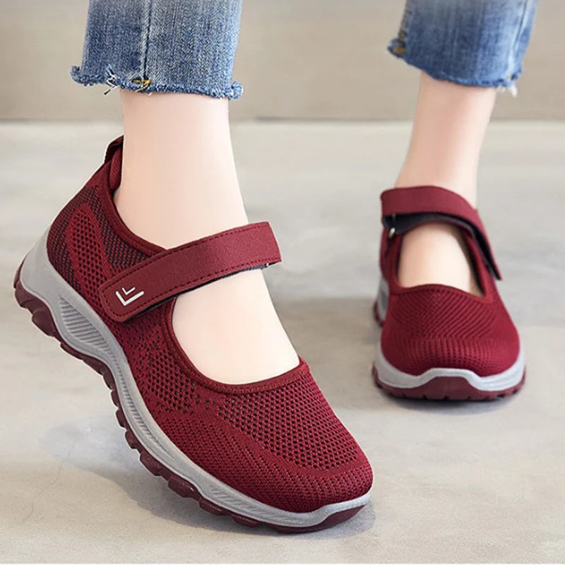 OrthoBare Comfort Lady - Sapatos Barefoot Ortopédicos Senhora Slip-On Respiráveis