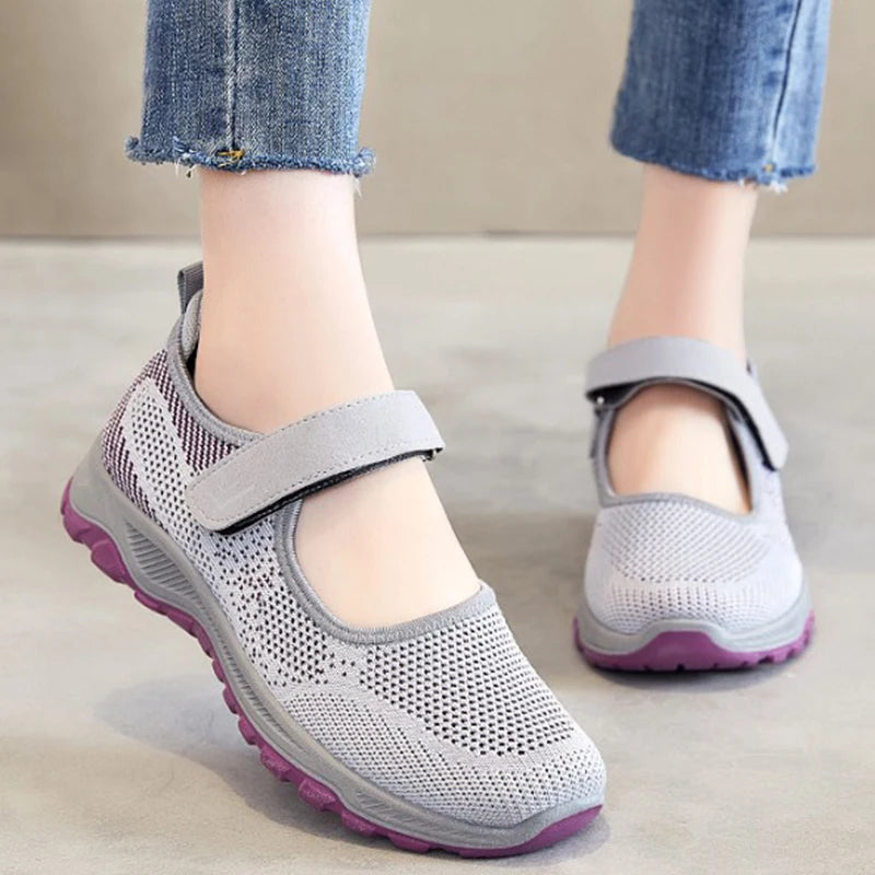 OrthoBare Comfort Lady - Sapatos Barefoot Ortopédicos Senhora Slip-On Respiráveis
