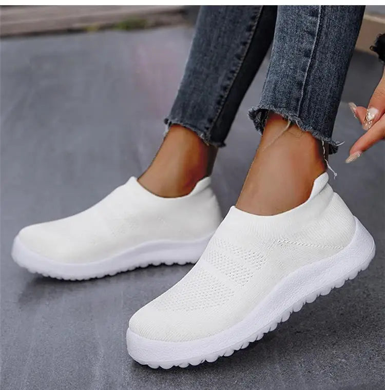 CoreRun Barefoot Lady - Ténis Barefoot Senhora Running Respiráveis Slip-On