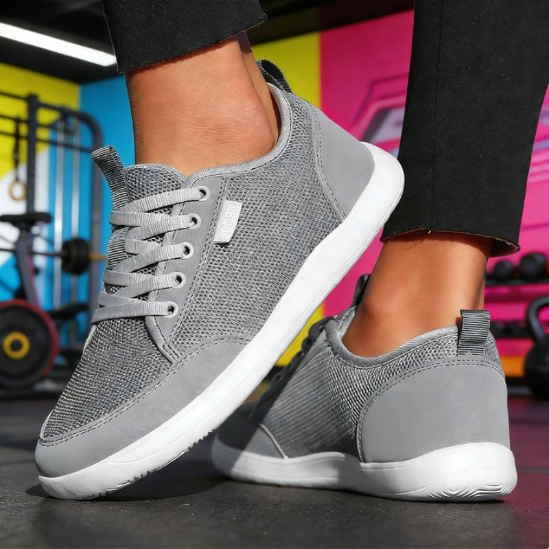 TerraFlex Motion – Sapatos barefoot respiráveis com biqueira larga unissexo