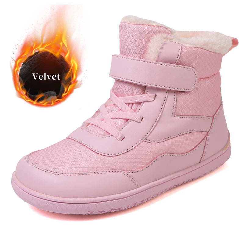 Nivaro Kids - Botas Barefoot Infantis Impermeáveis