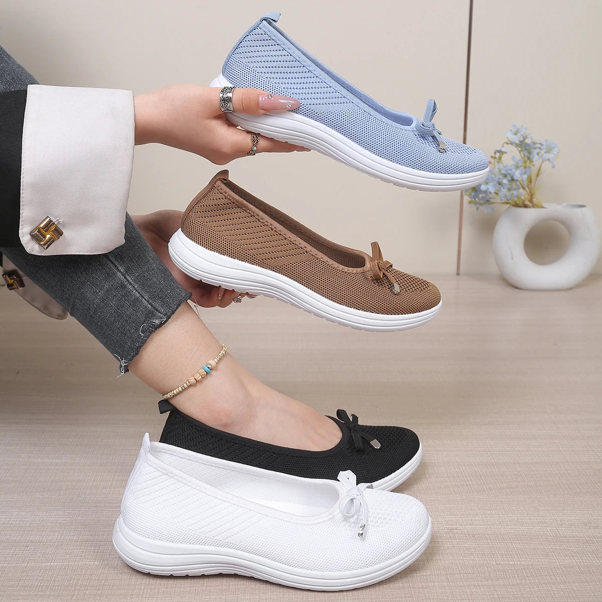 Elena Soft Barefoot - Sapatos Barefoot Senhora Respiráveis Ultra Leves