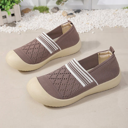 UrbanEase Knit – Sapatos barefoot respiráveis slip-on unissexo