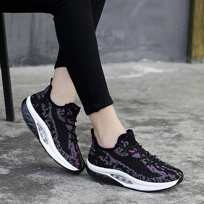 AirMotion Lift – Ténis Plataforma Conforto Femininos