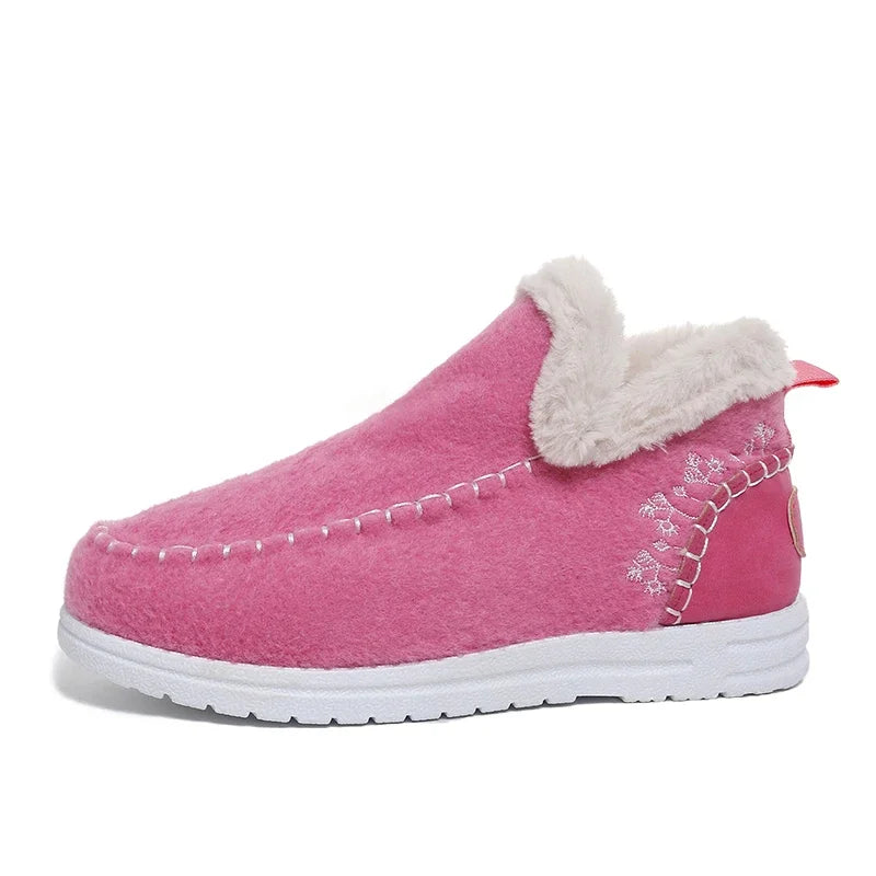 Alverine - Botins Femininos de Inverno em Feltro