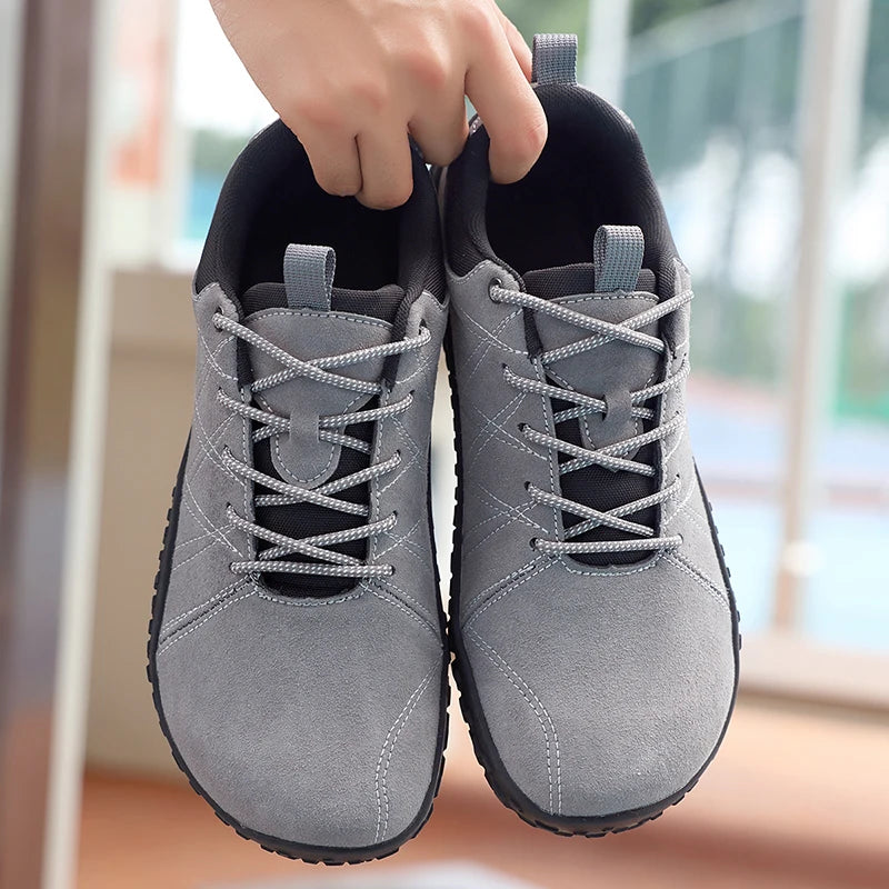 UrbanGrip Leather – Sapatos Desportivos Em Pele Com Biqueira Larga Para Homem
