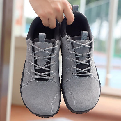 UrbanGrip Leather – Sapatos Desportivos Em Pele Com Biqueira Larga Para Homem