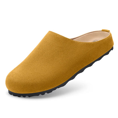 Velura Ease – Mules Barefoot em Camurça Vegan Conforto Natural