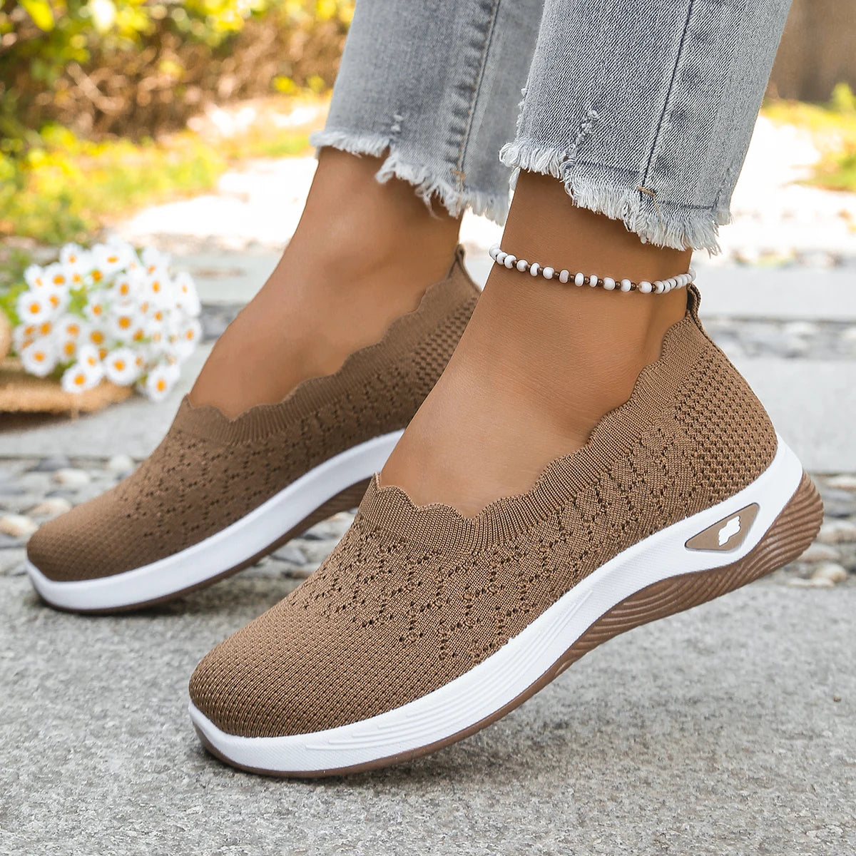 Élodie Soft Barefoot - Loafers Respiráveis Ultra Confortáveis